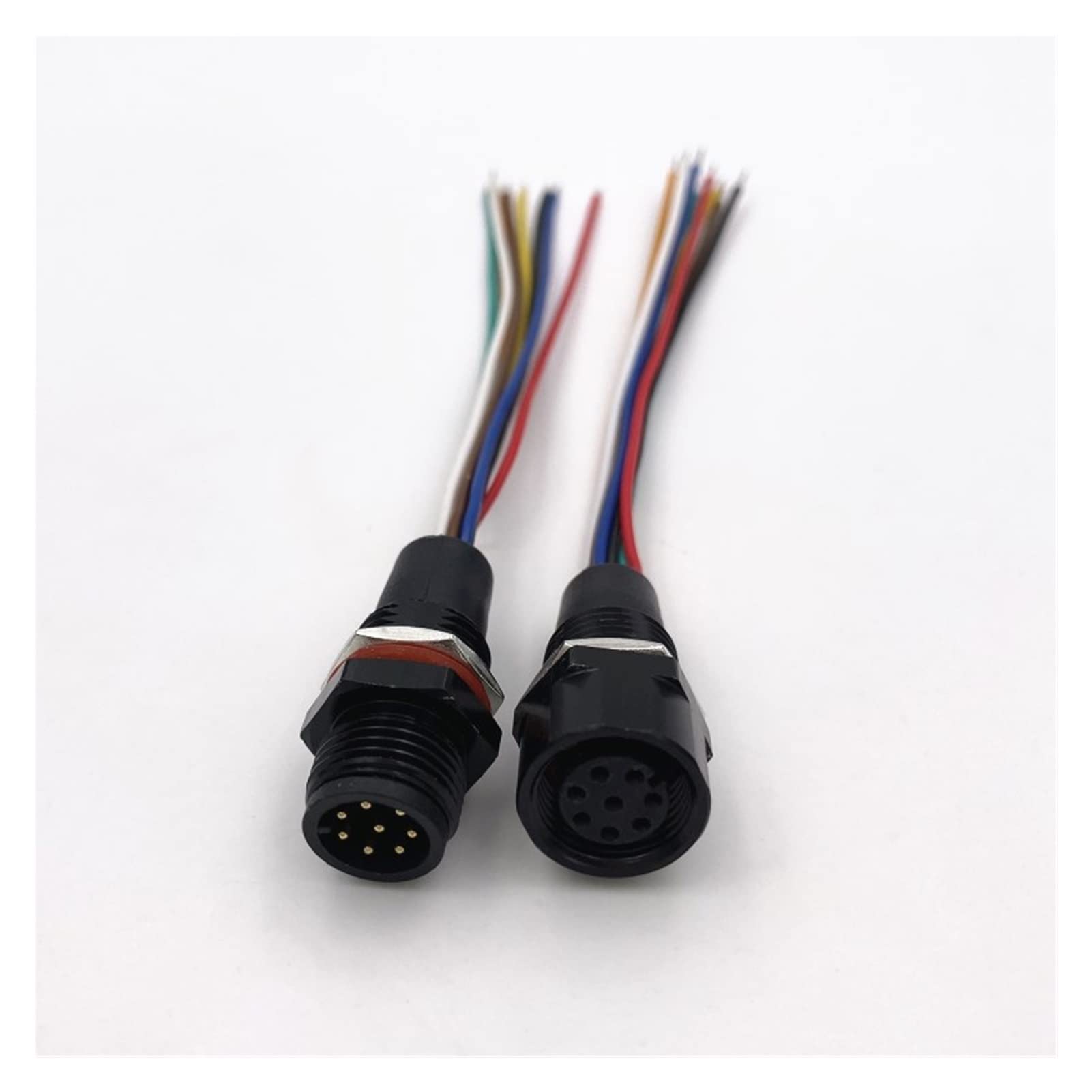 Connettore M12 Impermeabile IP68 - 2/3/4/5/6/8 Pin Per Cavi Alimentazione E Controllo - Foto 4