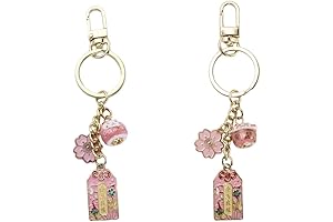 Sakura Keychain, A Japanese Symbol of Good Luck and Prosperity
