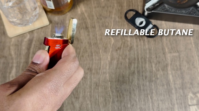 Encendedor Visol Panther Flat Flame Recargable miniatura 5