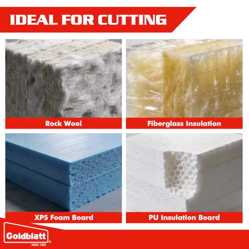 Image of Goldblatt 11 inch Rockwool Insulation Knife, Sod Cutter Tool for Fiberglass