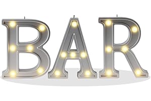 Decorative Illuminated BAR Marquee Sign for Standout Home Decor
