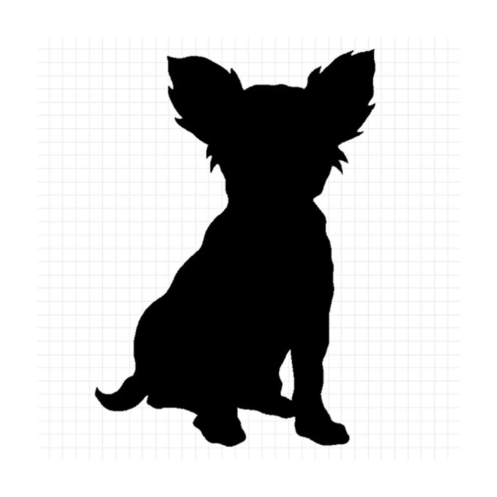 Amazon.co.jp: チワワ Ver.3 シルエット 犬ステッカー (黒