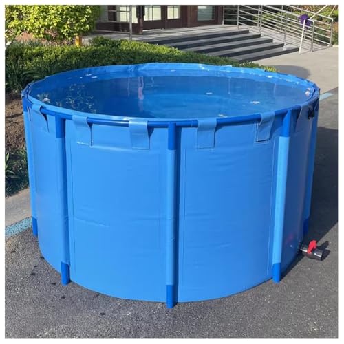 Genérico Estanque Elevado para koi y Peces, para Uso en Exteriores e Interiores, pecera de 2 x 1 m (6,56 x 3,28 pies), Resistente para jardín y estanques de Peces, Ideal para decoración de Exteriores