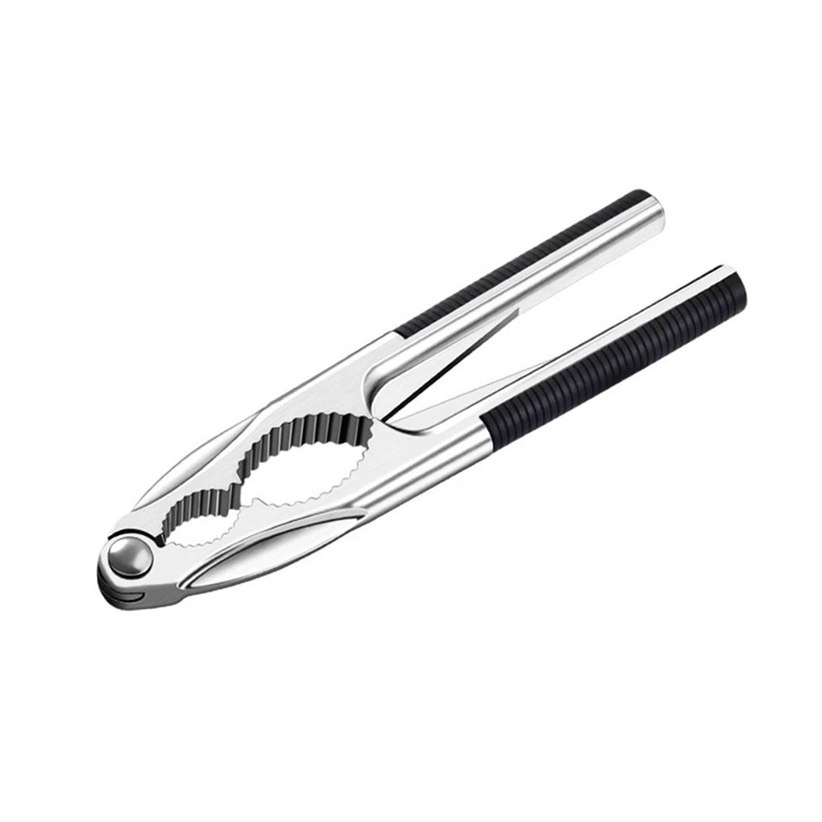 Piceioep Nut Shellers with Reinforced Nonslip Handle and Precisions Grooves Alloy Texture Heavy Duty Cracker