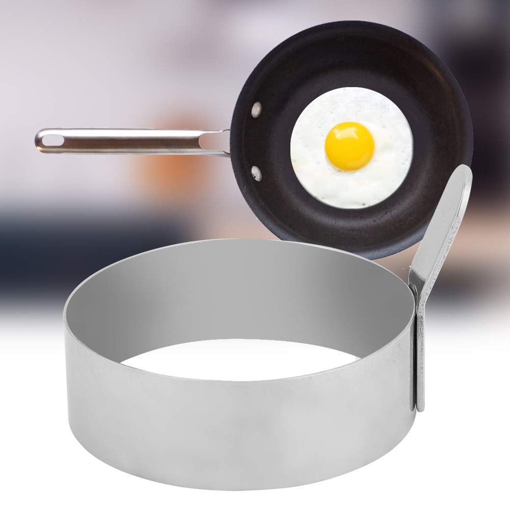 Egg Rings, Egg Rings for Frying Eggs Stainless Steelround Egg Cooker Rings Non Stick Fried Egg Rings Egg Cooker Rings for Cooking for Breakfast Omelette Sandwich