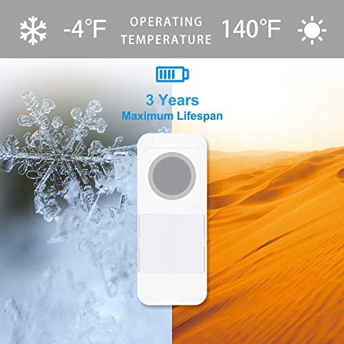 Wireless Door Bell Kit,Surnice Mini Wireless Doorbell For Home With 1 Push Button Transmitter And 1 Receivers,Operated Door Bells,Long Range Waterproof Wireless Door Bell (Plug In Version,White) #TOP5