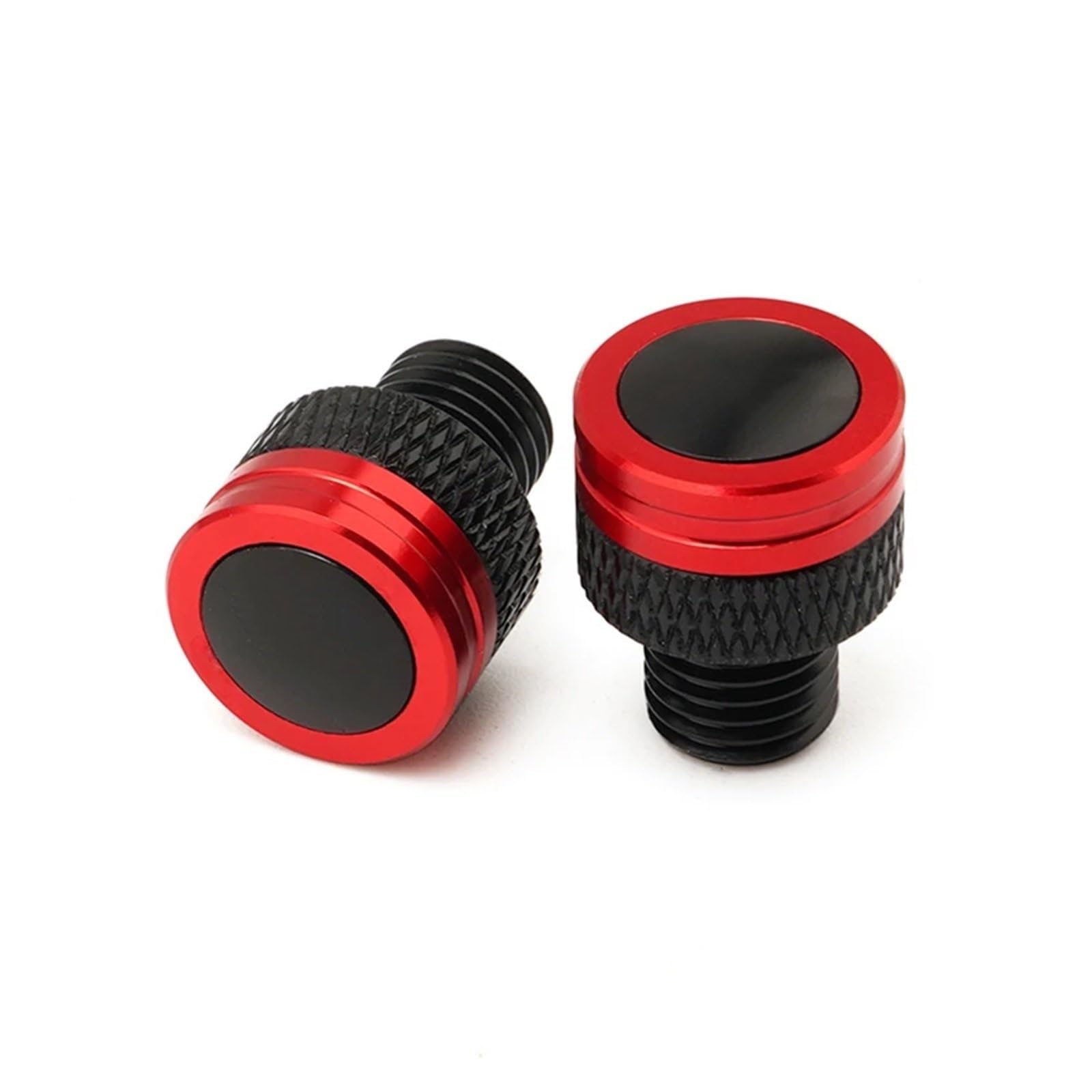 Aluminum Mirror Delete Blanking Plugs For CB650R CB1000R CB650F CB600F CB500X CB1100 Motorcycle CNC Mirror Hole Plugs Screws Bolts Cover Caps(Red)