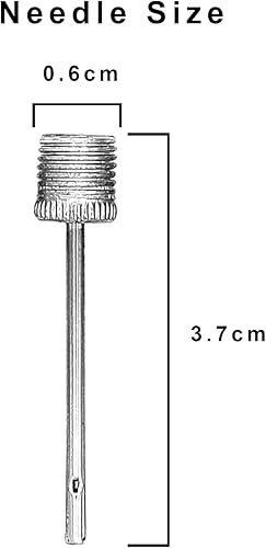 Agujas para bomba de aire de fútbol, paquete de 10 unidades, de acero inoxidable, ideal para explotar fútbol, baloncesto, fútbol, voleibol, netball,