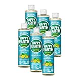 Happy Earth Gel de Ducha - Para Hombres y Mujeres - Gel de Ducha - 100% Ingredientes Naturales & Veganos - Cedro Lima - 300 ML