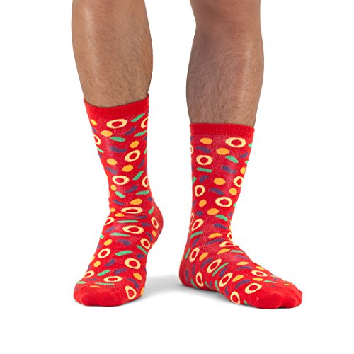 Luckies of London Novelty Fun Crazy Socks in Soup Can for Men, Minestrone