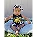 Shalofer Baby Girl First Birthday Outfit 1st Birhtday Wild One Shirt (Black,12-18 Months)
