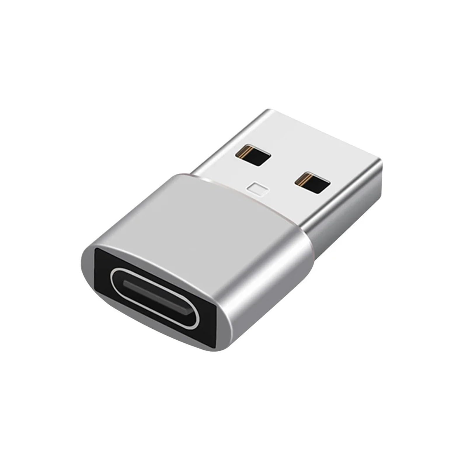 2 szt. USB na typ C adapter męski na żeński konwerter do MacBook do Samsung S20 (2 szt. czarny)