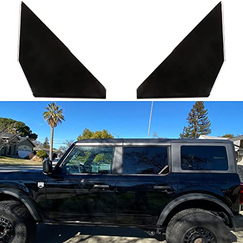 Kit de cubiertas triangulares para ventana de Ford Bronco, soluciona la falta de estilo exterior