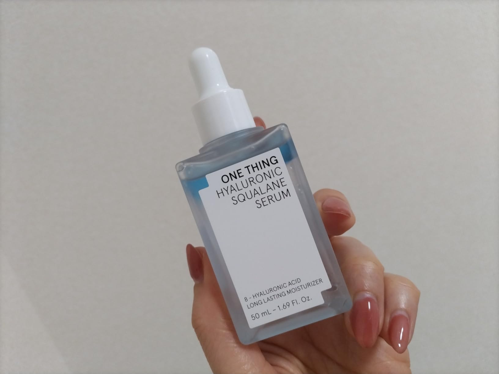 ONE THING Hyaluronic Squalane Serum (1.69 fl.oz / 50ml), Korean Skincare, Hyaluronic Acid, Moisturizing, Oil-moisture Balance, Moisture Inner Dry