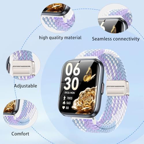 Correa de nylon para reloj Hingso ID208 Plus miniatura 2