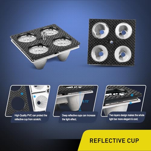 Image of Nilight - 71014C-A 42 inch 240W Spot Flood Combo High Power LED Driving Lamp LED Light Bar Off Road Fog Driving Work Lights for SUV Boat Jeep Lamp