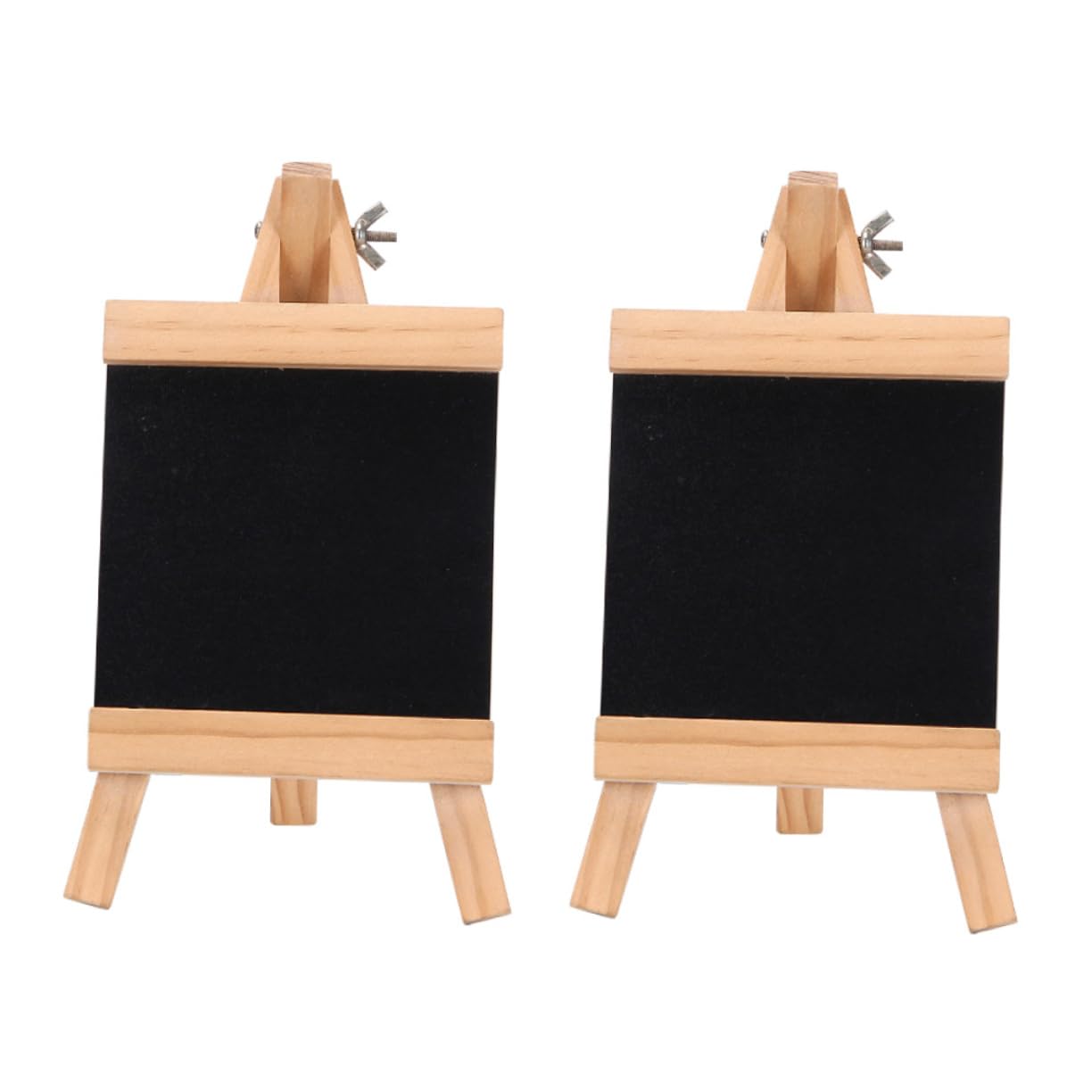 PRETYZOOM 2pcs Chalkboard Sign Boards Multi-Function Message Board for Home Office Shop Wood Material