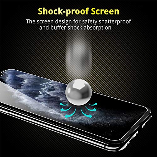 Image of UNBREAKcable 3-Pack Screen Protector for iPhone 11 Pro Max /iPhone Xs Max, Double Shatterproof Tempered Glass [Easy Installation Frame] [9H Hardness] [HD Clear] [Case Friendly] for iPhone 6.5 inch