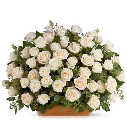 MumbaiFlower 75 Roses Basket