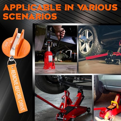Image of DEDC Pinch Weld Jack Pad Floor Stands, Jack Accessories Supplies Change Tire Repair Tires Oil Must Have Lifting Pucks Pads Adapter with Slotted Side for Car SUV Truck Pickup Sedan MPV Wagon