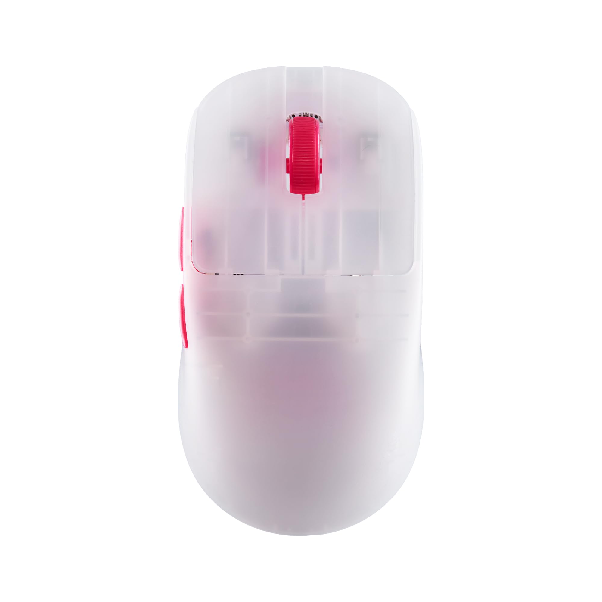 ATK Blazing Sky Zero - Ratón inalámbrico para juegos, PAW3950 Ultra Sensor, Nordic 54L15, velocidad de poling de 8K, peso ligero, con cable/2.4 G (cero, blanco esmerilado)