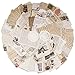 Produktbild BETESSIN 52 Stücke Scrapbooking Papier Vintage Dekopapier Motivpapier Bastelpapier für Scrapbooking Zubehör Bullet Journal Zubehör Tagebuch DIY Handwerk