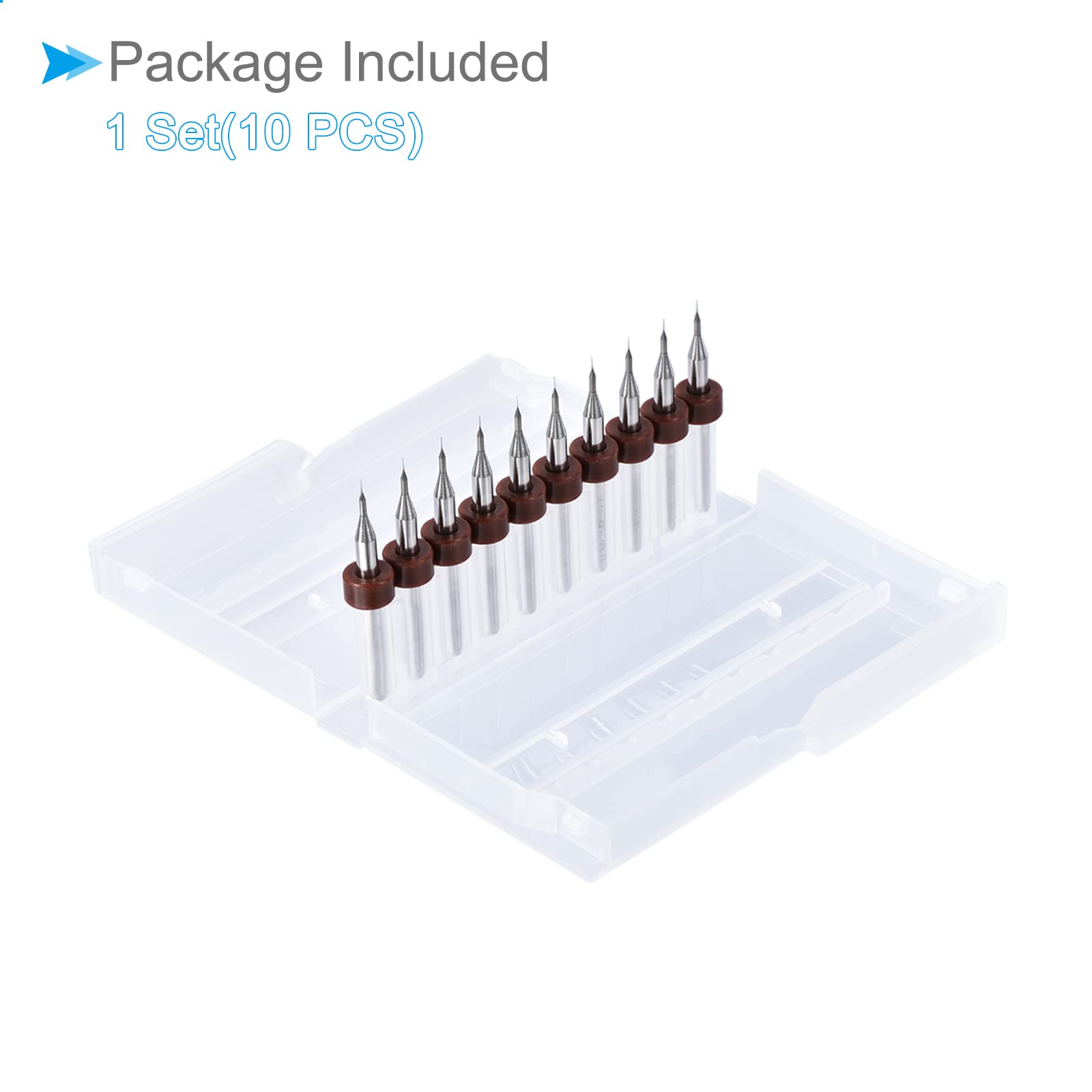 Mini Micro Punte Di Trapano In Carburo Cementato Per CNC PCB - Foto 6