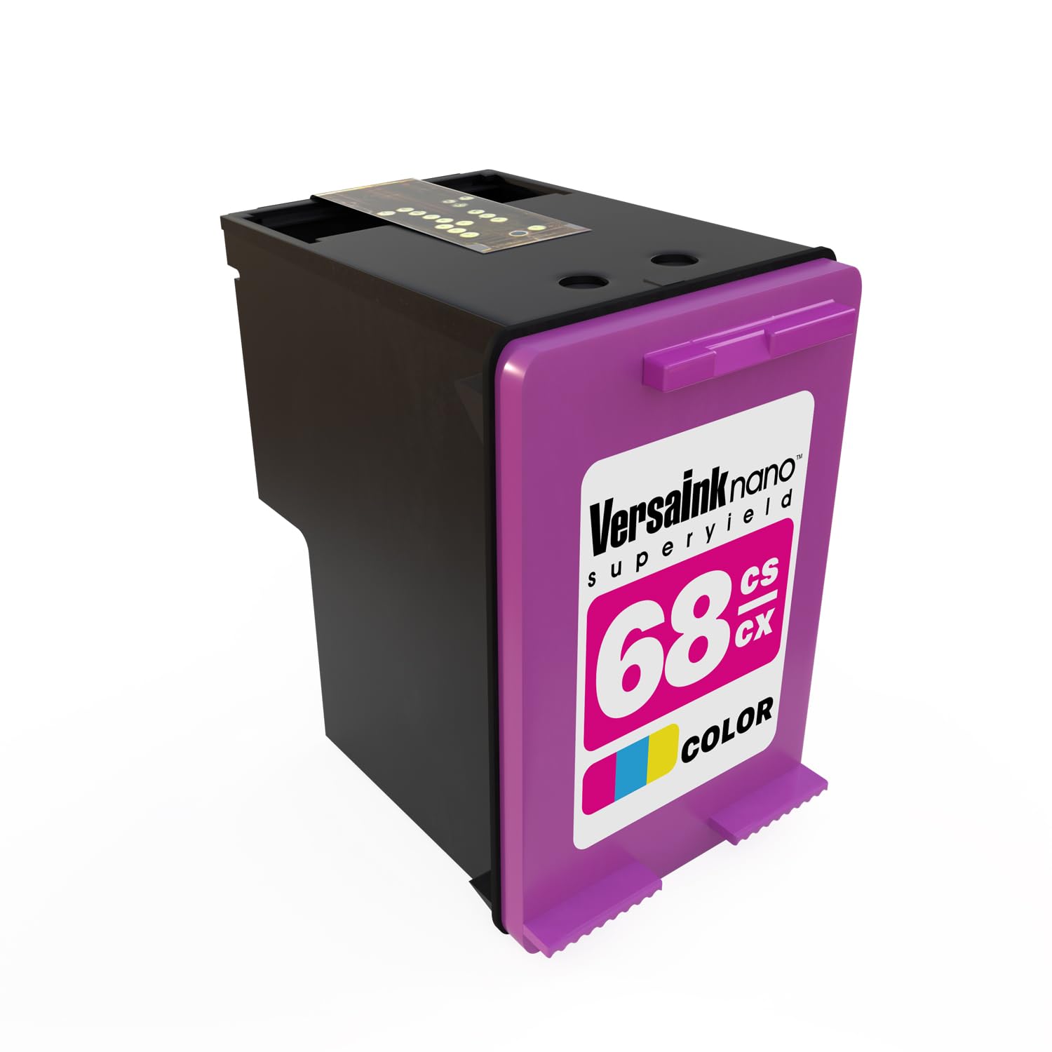 VersaInk-Nano 68 Tri-Color Ink Cartridge - Compatible with HP Envy 6152e, 6155e, 6552e, 6555e, 6558