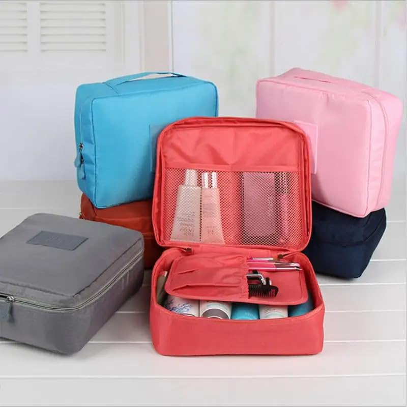 Borsa da Toilette ad Alta capacità per Esterni, Borsa per Il Trucco da Donna, Organizer per Cosmetici e Articoli da toeletta, Impermeabile, Custodia per Il Trucco da Donna