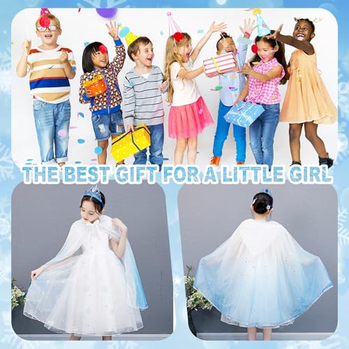 Capa con capucha de princesa para niñas PHOGARY miniatura 6