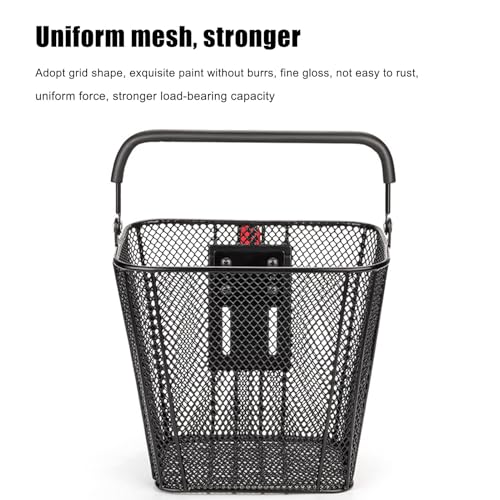 Panier de scooter robuste avec support de guidon pour vélo de montagne