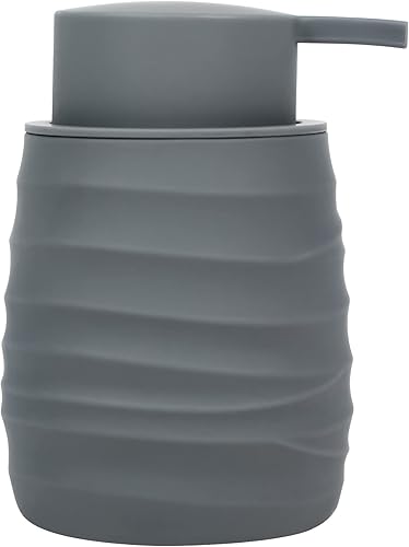 Dispensador de jabón de manos y dispensador de jabón de plástico, bomba de baño, resistente a la corrosión, a prueba de fugas, antideslizante,