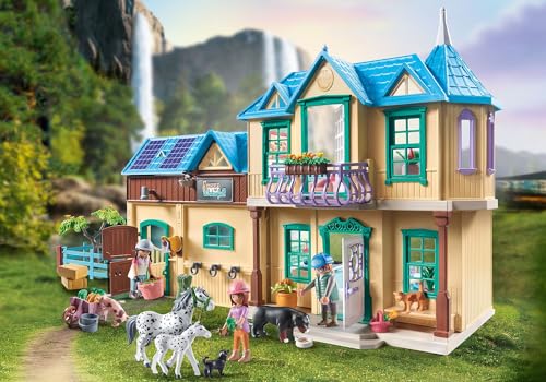PLAYMOBIL Horses of Waterfall 71351 Waterfall Ranch, magisches Wasserfall-Paradies für Pferdefreunde… – Ansicht 5