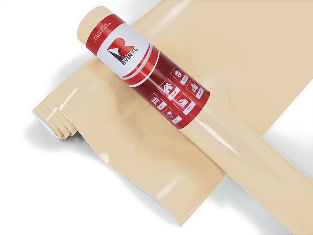 3M 2080 Series G79 Gloss Light Ivory - 5ft x 9ft - 45sq ft - Dual Cast Thick Vinyl Car Wrapping Film - Vehicle Sheet Roll