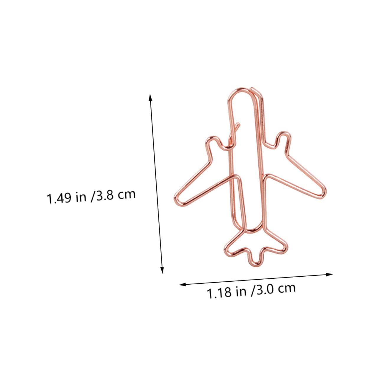 STOBOK 96stücke Kreative Büroklammern Flugzeugform Bunte Lesezeichen Clips Für Schule Büro Und Bastelarbeiten Für Notizen Fotos Memos Und Scrapbooking