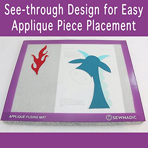 Applique Fusing Mat, Wool Pressing Mat For Quilting + Bonus Applique Pressing Sheet 17” X 13 ½” (43Cm X 34Cm) A Great Wool Ironing Pad For Quilters. Quilting Supplies And Notions #TOP1