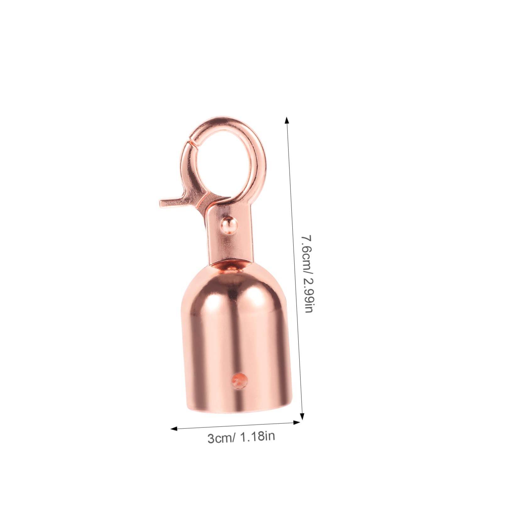 SEWACC 2 Pack Stanchion Rope Hooks Metal Cord Lock Stopper Barrier Rope Hooks for Crowd Control Theater Wedding