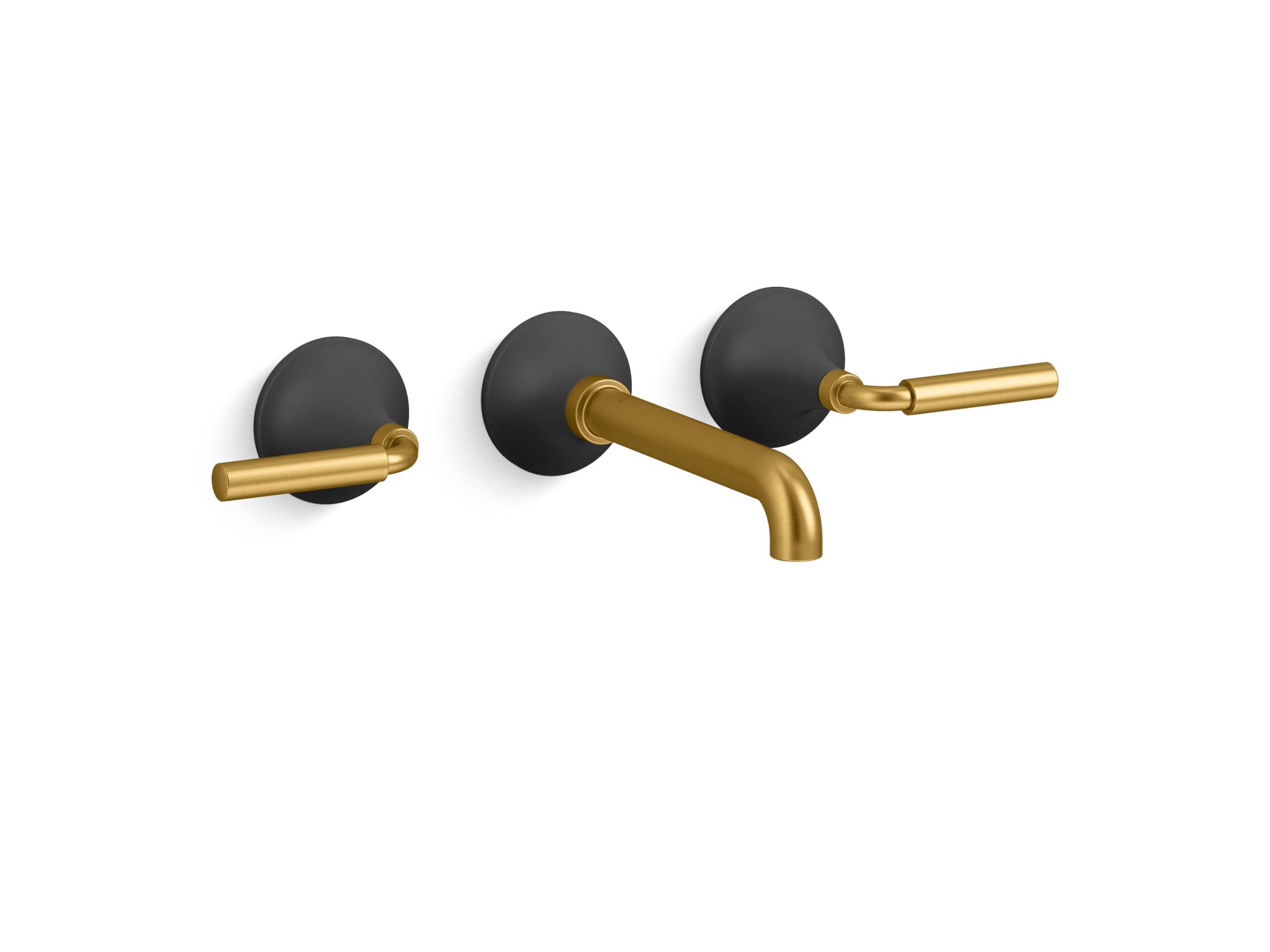 Kohler T26439-4-BMB Tone Wall-Mount Bathroom Sink Faucet Set  