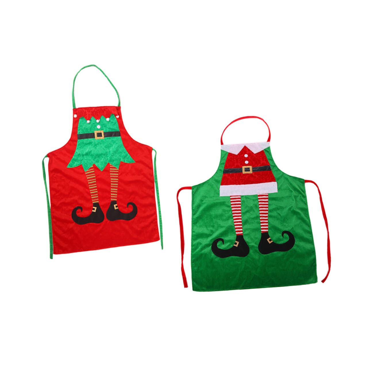 2 Delantales Navideños para Mujer Tamaño Único Material Resistente Baberos de Cocina para Hornear y Decoración Festiva Reutilizables y Fáciles de Lavar Ideales para Cocina y
