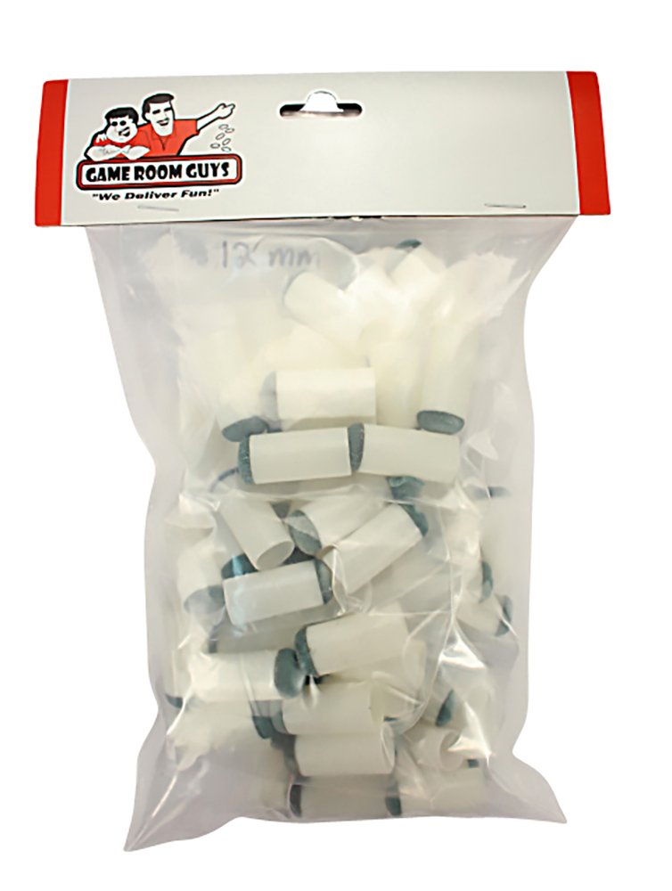 Game Room Guys Assorted Pool Billiard Slip On Cue Tips - 60Ct