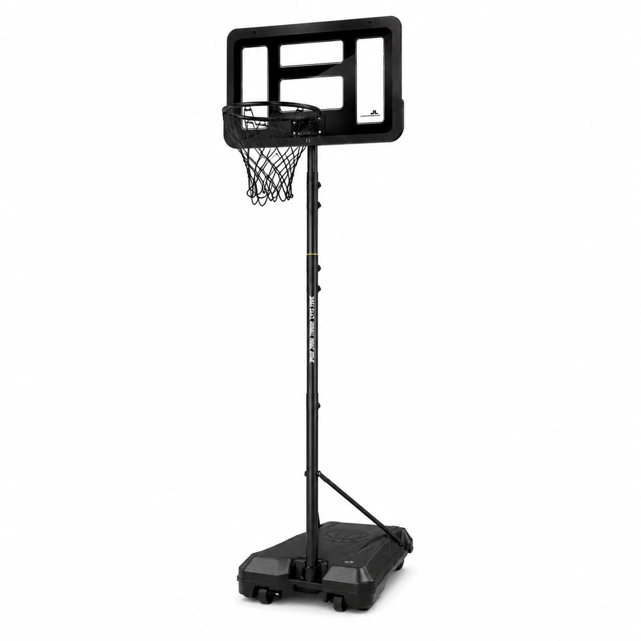 Canestro da basket per bambini con piede, altezza regolabile fino a 306 cm, include palla e gonfiatore, canestro da basket esterno, gioco sportivo, regalo per ragazzi e ragazze +8 anni