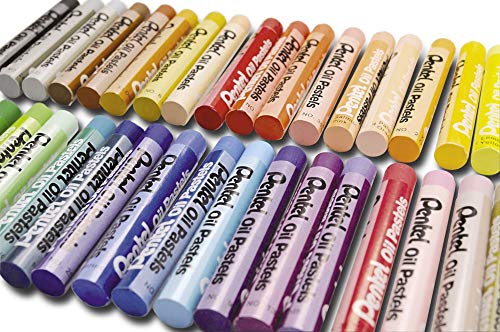 Giz Pastel Oleoso, Pentel, Arts, Phn-12, 12 Cores 5 51zmek6Lt0L