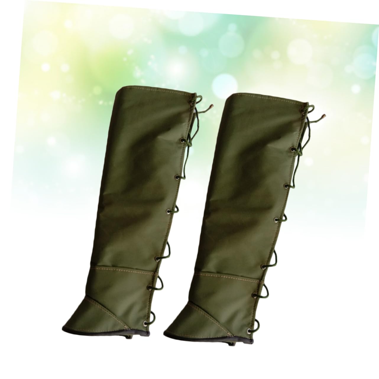 Protège-Jambes Extérieur Jungle Anti- Anti-Rayure en Toile Verte
