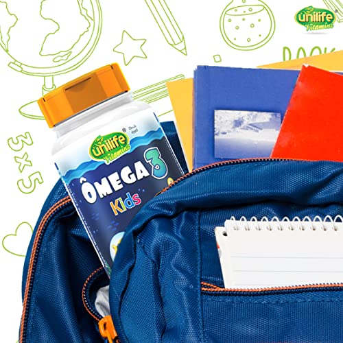 Ômega 3 500mg Kids Unilife 60 cápsulas