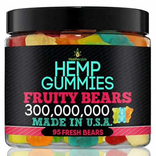 Hemp Gummies Edibles for Sleep Calm HempOil Infused -95 Fresh