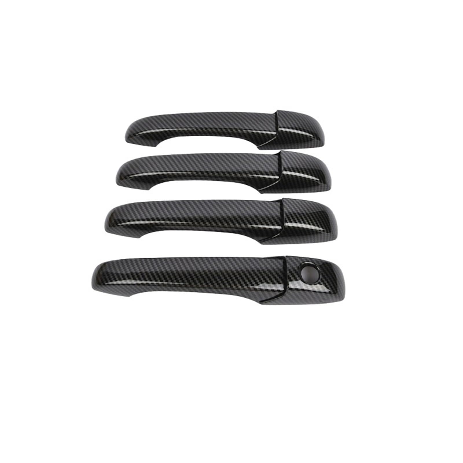 Lzbzhb Carbon Fiber Car Exterior Outsidedoor Handle For Chrysler 300 300C 2005~2010 Scratchproof Set Chromium Styling Exterior Parts Chrome Car Door Handle Cover Trim(Carbon Fiber)
