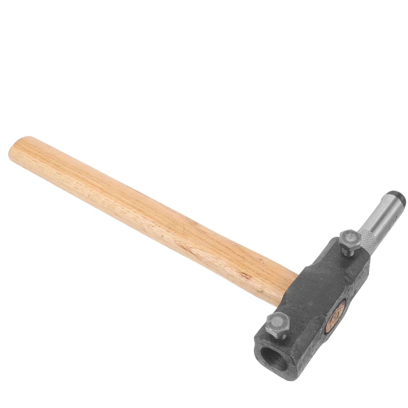 KICHOUSE Martillo perforador para Troncos para la siembra de micelio de Hongos, Herramienta de Martillo de Madera de Doble Cabezal para Aplicaciones de perforación de Orejas y Tapones de Madera.