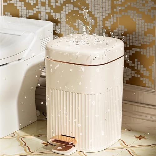 Caneca de Basura Plástica Retro con Tapa Suave 8-15 L miniatura 7