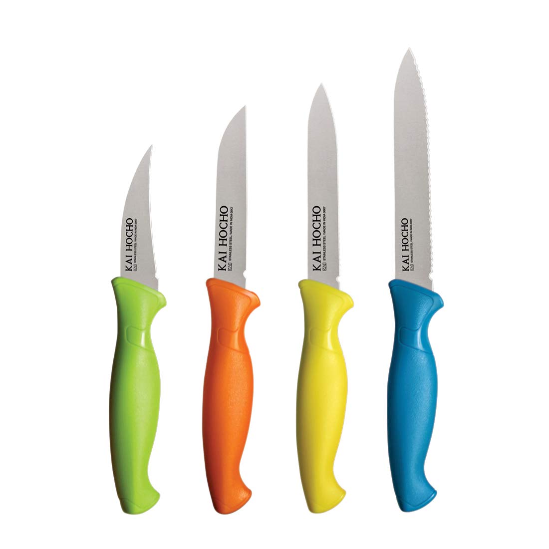 Kai Stainless Steel Kitchen Knife Set, Multicolour