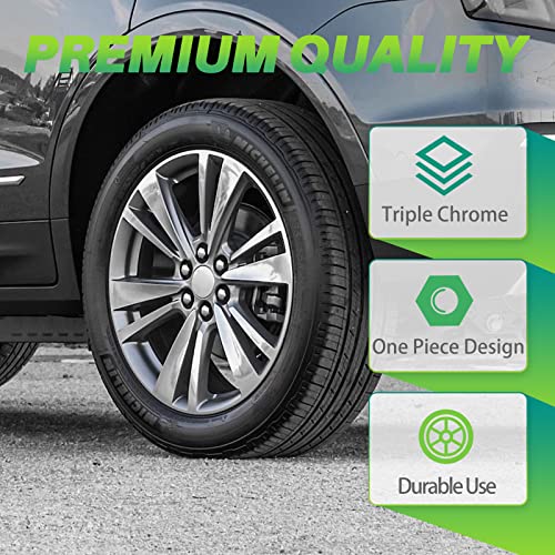 Image of AUTOPTIM M14x1.5 OEM Lug Nuts - Replacement for 1999-2023 Chevy Silverado 1500, 2001-2023 Tahoe, 2009-2023 Traverse, 2015-2023 Colorado, 2012-2023 Suburban, 24 PCS Factory Closed End Lug Nut